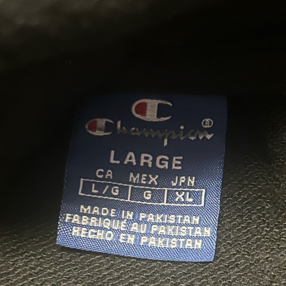 Men’s Champion‎ Size Large Fleece Hoodie - Picture 5 of 5